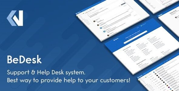 BeDesk 2.0.2 – Customer Support Software & Helpdesk Ticketing System Free Download