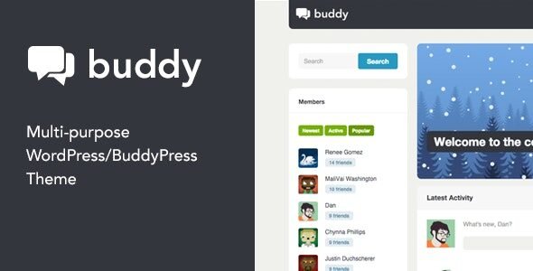 Buddy 2.23.1 – Simple WordPress & BuddyPress Theme Free Download