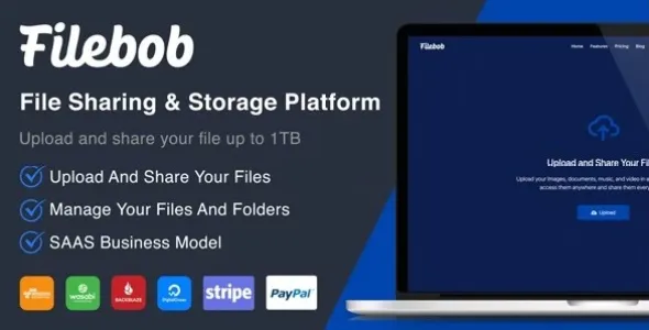 Filebob 1.8 – File Sharing And Storage Platform (SAAS) Free Download