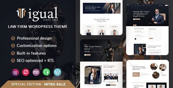 Igual 1.0.6 – Law Firm WordPress Theme Free Download