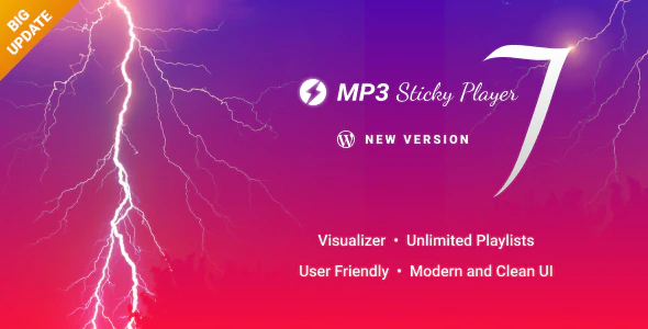 MP3 Sticky Player WordPress Plugin 7.5 Free Download