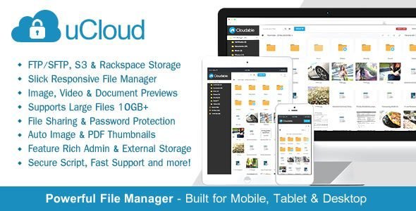 uCloud 2.1.1 – File Hosting Script – Securely Manage, Preview & Share Your Files Free Download