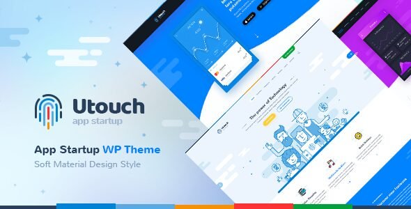 Utouch WordPress Theme Utouch 3.3.4 - Startup Business and Digital Technology WordPress Theme