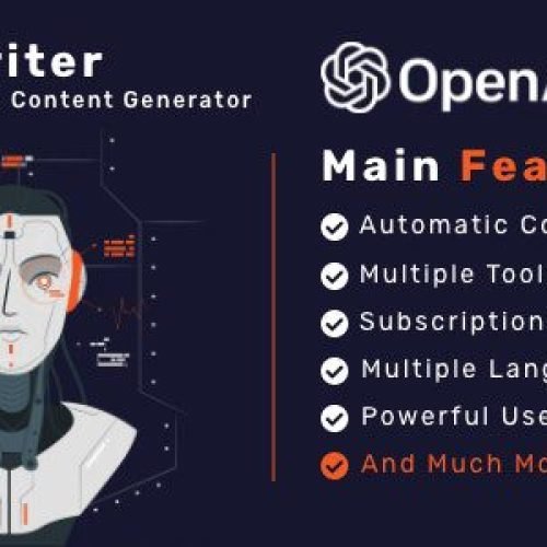 AI Writer SaaS 1.0 – Powerful Automatic Content Generator Tools & Writing Assistant Free Download
