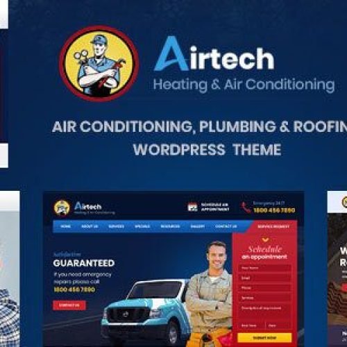 Airtech 3.4.0 – Plumber HVAC and Repair theme Free Download