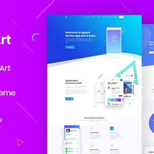 AppArt 3.0.4 – Creative WordPress Theme For Apps Saas Free Download