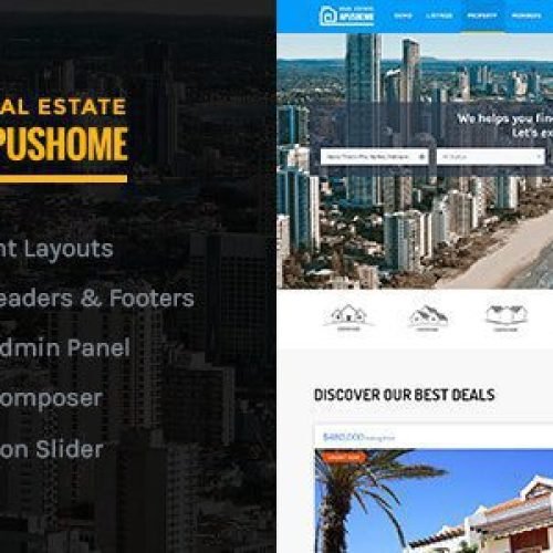 ApusHome 1.7.11 – Real Estate WordPress Theme Free Download