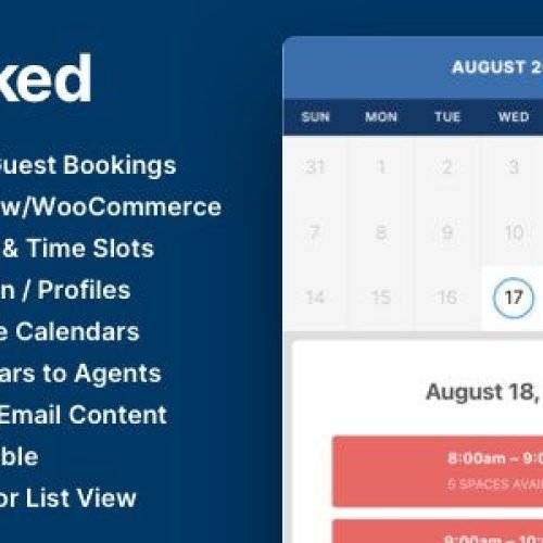Booked 2.4.4 – Appointment Booking for WordPress | Calendars Free Download