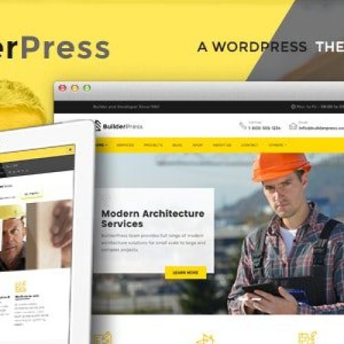BuilderPress 1.2.5 – Construction and Architecture WordPress Theme Free Download