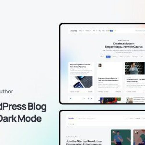 Caards 1.0.4 – Modern Blog & Magazine WordPress Theme with Dark Mode Free Download