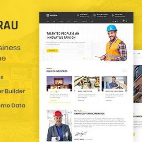Constrau 1.2.7 – Construction Business WordPress Theme Free Download
