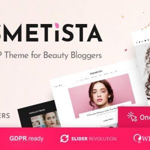Cosmetista 1.1.0 – Makeup Review Beauty WordPress Theme Free Download