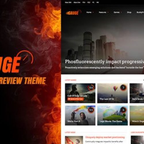 Gauge 6.50.2 – Multi-Purpose Review WordPress Theme Free Download