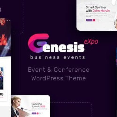 GenesisExpo 1.4.10 – Business Events & Conference WordPress Theme Free Download