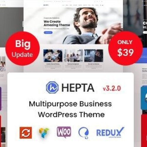 Hepta 3.2.0 – Multipurpose Business Theme Free Download