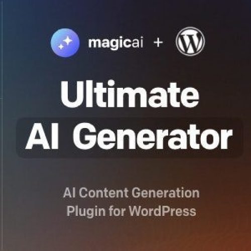 MagicAI for WordPress 1.4 – AI Text, Image, Chat, Code, and Voice Generator Free Download