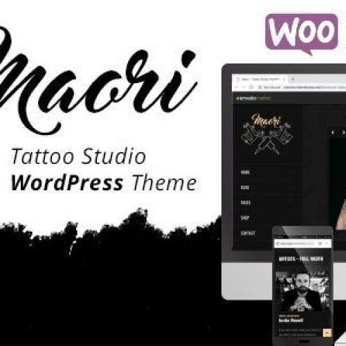 Maori 1.5.1 – Tattoo Studio WordPress Theme Free Download
