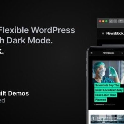 Newsblock 1.2.5 – News & Magazine WordPress Theme with Dark Mode Free Download