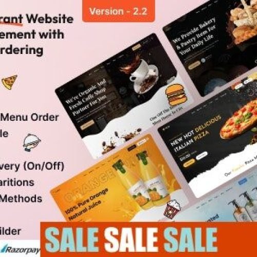 Superv 2.2.0 – Restaurant Website Management (Food Ordering) Free Download