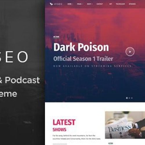 Viseo 4.0 – News, Video, & Podcast Theme Free Download
