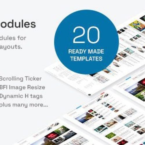 WP Post Modules for NewsPaper and Magazine Layouts 3.1.0 Free Download