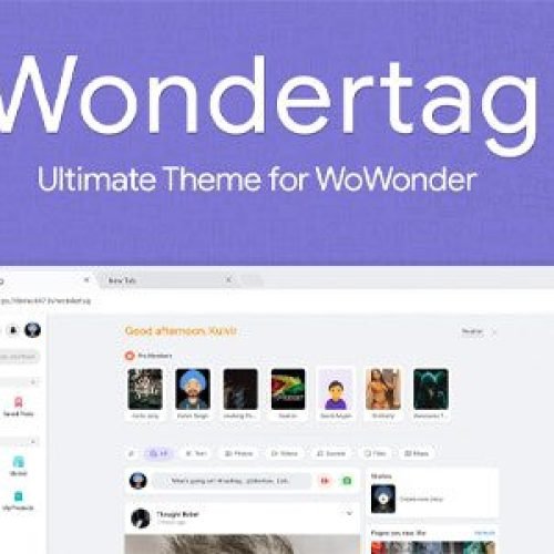 Wondertag 2.7.2 – The Ultimate WoWonder Theme Free Download