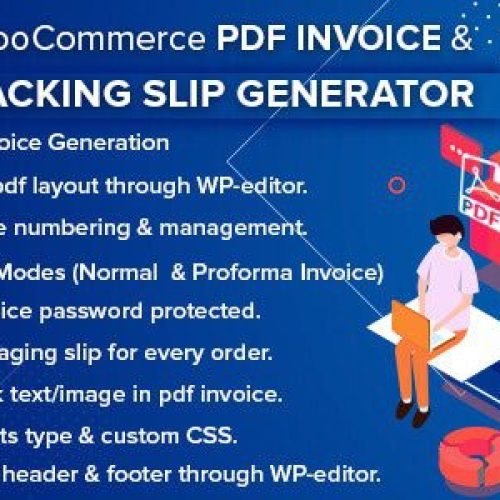 WooCommerce PDF Invoice & Packing Slip with Credit Note 2.4.0 Free Download