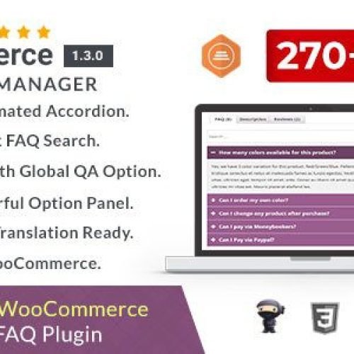 WooCommerce Product Faq Manager 1.3.0 Free Download