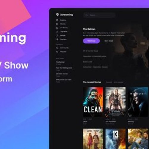 Xtreaming 1.0 – Movie and TV Show Streaming Platform Free Download