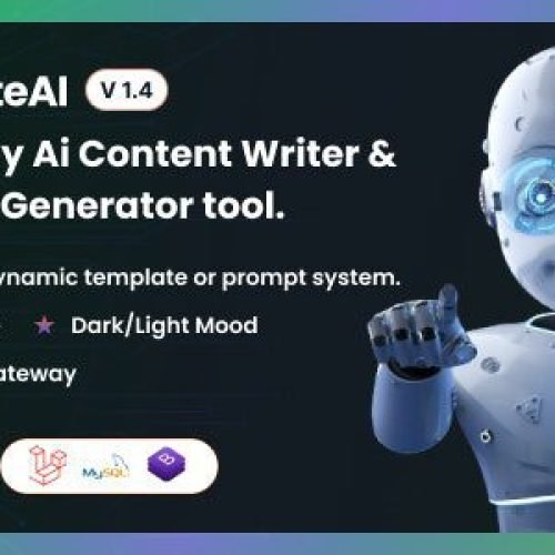 ZaiwriteAI 2.0.0 – Ai Content Writer & Copyright Generator tool With SAAS Free Download
