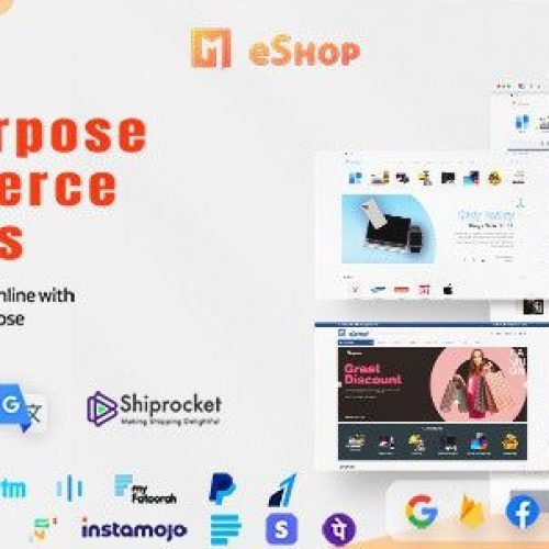 eShop Web 2.9.0 – Multi Vendor eCommerce Marketplace / CMS Free Download